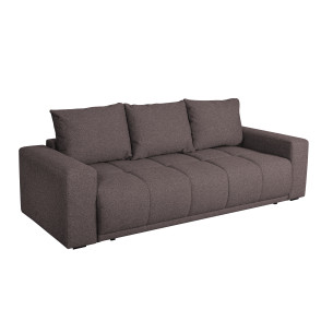 Canapea Extensibila Green, 3 locuri, Lada Depozitare, Maro, Caleido Brown, 240 Cm