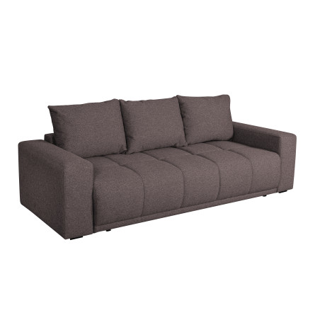 Canapea Extensibila Green, 3 locuri, Lada Depozitare, Maro, Caleido Brown, 240 Cm-01