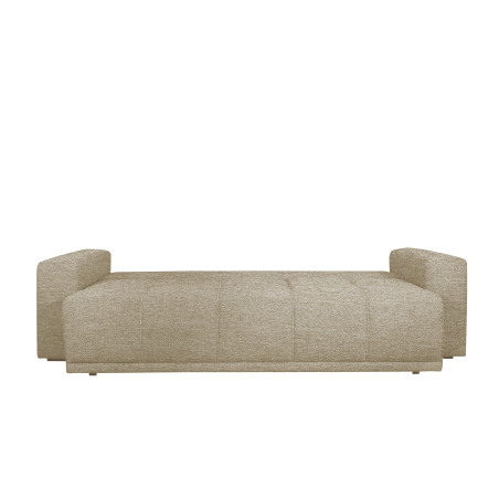 Canapea Extensibila Green, 3 locuri, Lada Depozitare, Bej, Stelar 16, 240 Cm-01