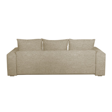 Canapea Extensibila Green, 3 locuri, Lada Depozitare, Bej, Stelar 16, 240 Cm-01