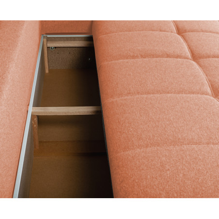 Canapea Extensibila Green, 3 locuri, Lada Depozitare, Roz, Orion 8, 240 Cm-01