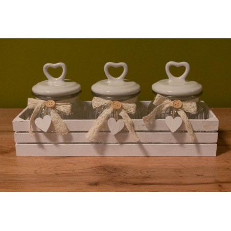 Set 3 recipiente Cuore MT16Q016S/3-01