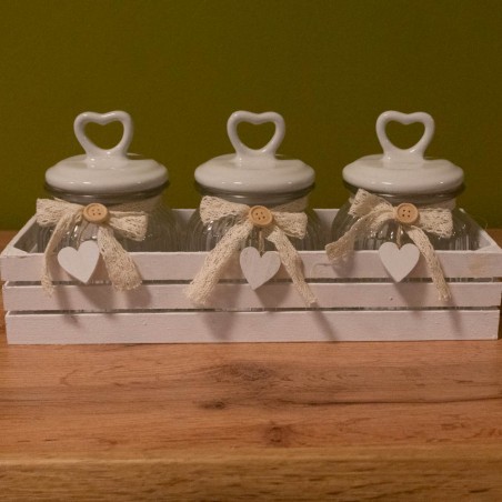 Set 3 recipiente Cuore MT16Q016S/3-01