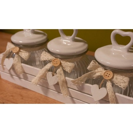 Set 3 recipiente Cuore MT16Q016S/3-01