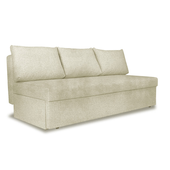 Canapea Extensibila Blue, Cu Lada Depozitare, 3 Locuri, Savana Off White, 191 Cm