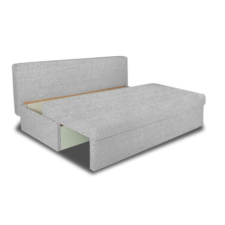 Canapea Extensibila Blue, Cu Lada Depozitare, 3 Locuri, Gri Deschis, Luis 83, 191 Cm-01