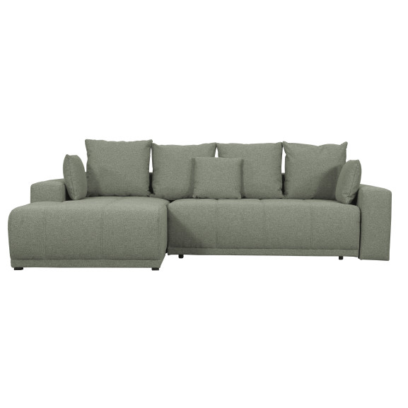 Coltar Cu Insula Dreapta Green, 5 Locuri, Lada Depozitare, Voltera Flax, 280 Cm