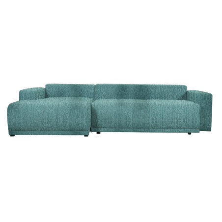 Coltar Cu Insula Dreapta Green, 5 Locuri, Lada Depozitare, Albastru, Palacio 77, 280 Cm-01