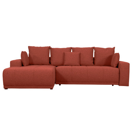 Coltar Cu Insula Dreapta Green, 5 Locuri, Lada Depozitare, Rosu, Lavinia Rust, 280 Cm-01