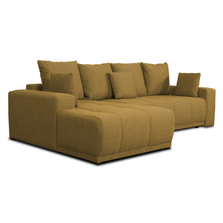 Coltar Cu Insula Dreapta Green, 5 Locuri, Lada Depozitare, Mostard, 280 Cm-01