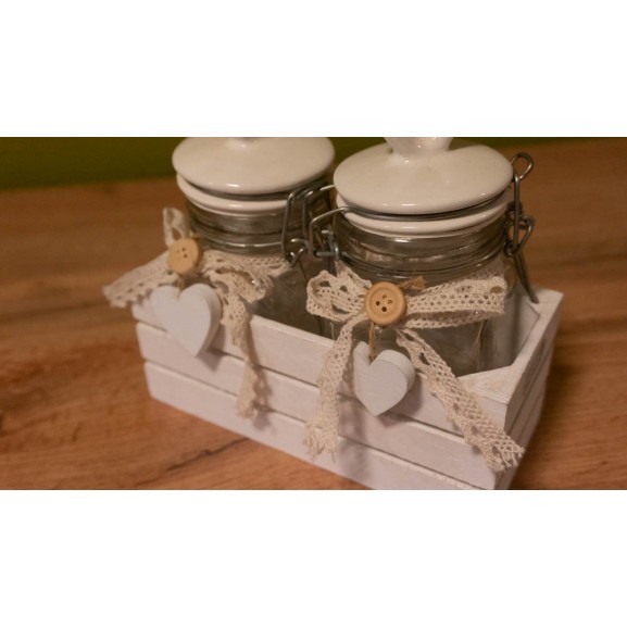 Set 2 recipiente Cuore MT16Q007/2