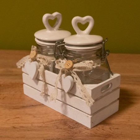 Set 2 recipiente Cuore MT16Q007/2-01