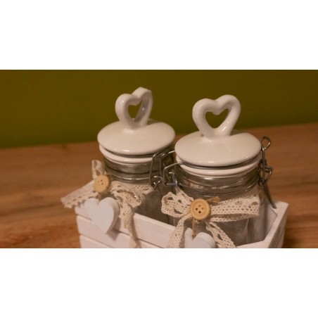 Set 2 recipiente Cuore MT16Q007/2-01
