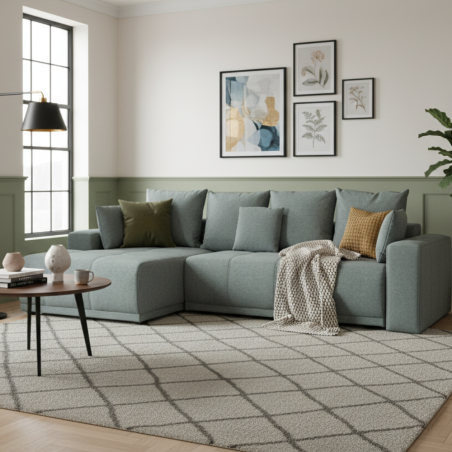 Coltar Extensibil Stanga Otis, 5 Locuri, Lada Depozitare, Gri Albastrui, 280 Cm-01