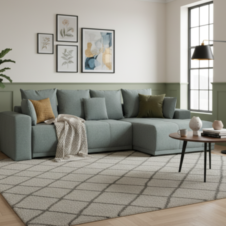 Coltar Extensibil Dreapta Otis, 5 Locuri, Lada Depozitare, Gri Albastrui, 280 Cm-01