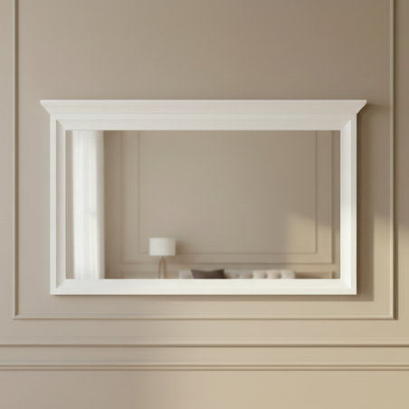 Rama Oglinda Verona Bianco Alb, 180 Cm-01