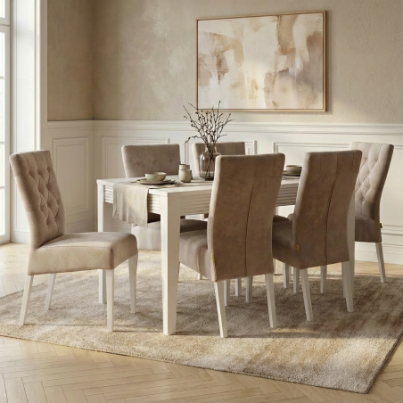 Set masa dreptunghiulara ext. Verona cu 6 scaune Lisa-01