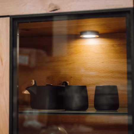 Comoda Bar Dakota Lungime 151.6 cm, Furnir Stejar Salbatic, Living, Decor Usi din Trunchi Natural, Inchidere Silentioasa-01