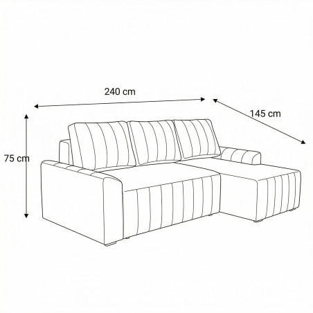 Coltar Extensibil Dreapta Mark, Catifea, 4 Locuri, Lada Depozitare, Verde, 240 Cm-01