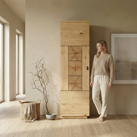 Dulap Hol Dakota Cu 1 Usa, 60 Cm-01