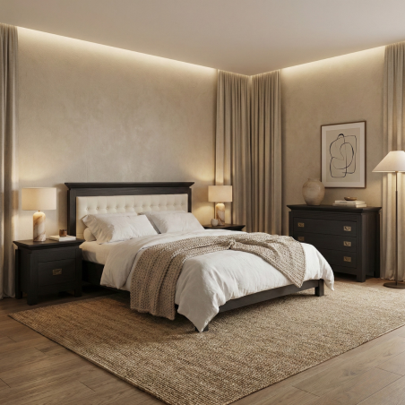 Pat Dormitor Saigon Cantori, Dimensiune Saltea 180 x 200 Cm, Somiera Rabatabila-01