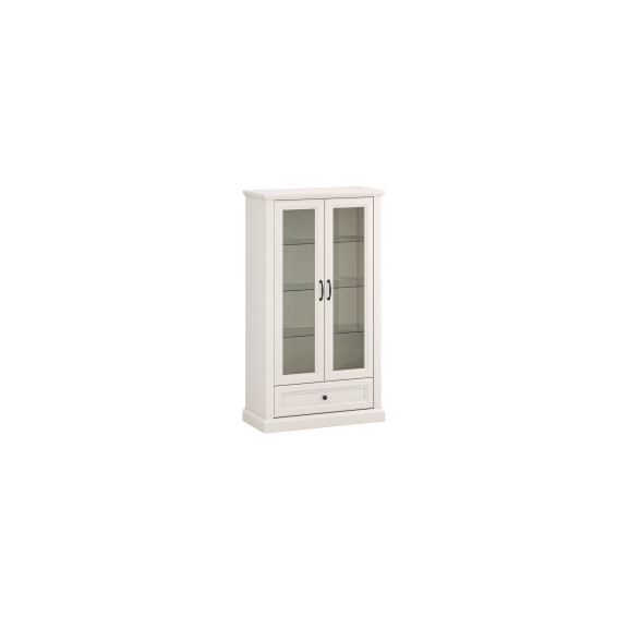 Vitrina Cu 2 Usi Si 1 Sertar Versailles C, Casmere, 81.8 Cm