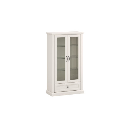Vitrina Cu 2 Usi Si 1 Sertar Versailles C, Casmere, 81.8 Cm-01