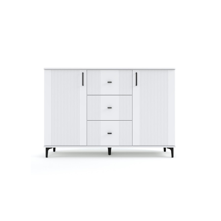 Comoda 2 Usi Si 3 Sertare Alora, Alb 140 Cm-01