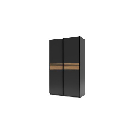 Dulap Cu 2 Usi Culisante Meteora, Antracit, 120 Cm-01