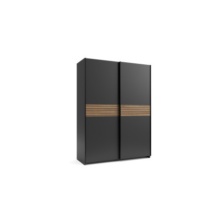 Dulap Cu 2 Usi Culisante Meteora, Antracit, 150 Cm-01