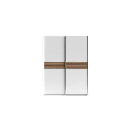 Dulap Cu 2 Usi Culisante Meteora, Alb Platinium, 150 Cm-01