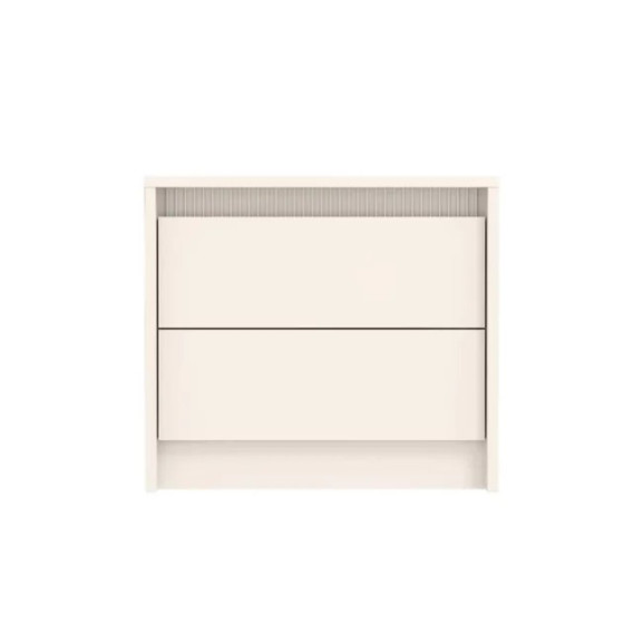 Noptiera 2 Sertare Mancester, Kashmir Si Gri Deschis, 54 Cm