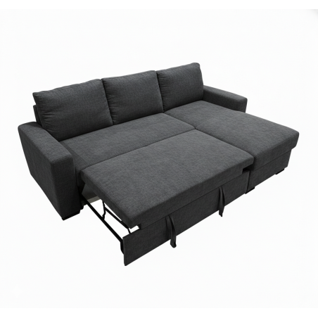 Coltar Interschimbabil Cu Insula Creta, 5 Locuri, Lada Depozitare Gri Inchis, 238 Cm-01