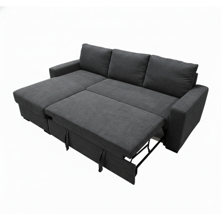 Coltar Interschimbabil Cu Insula Creta, 5 Locuri, Lada Depozitare Gri Inchis, 238 Cm-01