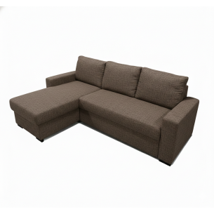 Coltar Interschimbabil Cu Insula Creta, 5 Locuri, Lada Depozitare Maro, 238 Cm