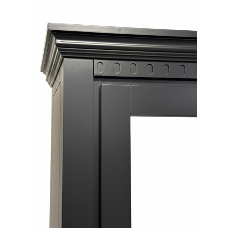 Dulap Cu 2 Usi Saint Tropez Negru, Vopsit 70Cm-01