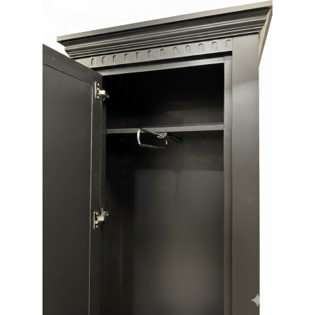 Dulap Cu 1 Usa Saint Tropez Negru, Vopsit 77.8 Cm-01