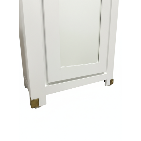 Comoda Cu 1 Usa Si 1 Sertar Saint Tropez Alb, Vopsit, 77.8 Cm-01