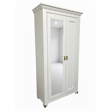 Dulap Cu 2 Usi Saint Tropez Alb, Vopsit 70 Cm-01