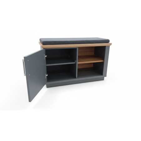 Pantofar 1 Usa Si 1 Nisa Alpina Graphit Matt, Vopsit Gri, Furniruit, 91 Cm-01