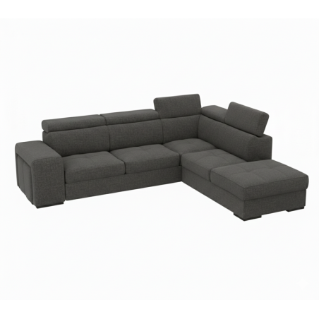 Coltar Extensibil Ventotene Angolo, 5 Locuri, Lada Depozitare, Gri inchis, 264 Cm-01