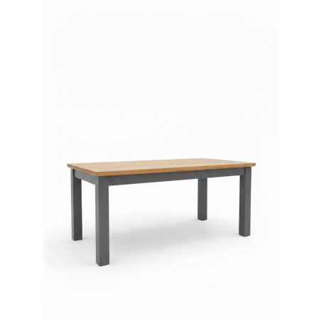 Masa Extensibila Alpina Graphit Matt, Vopsit Gri, Furniruit, 160/215 x 90 x 77 Cm-01