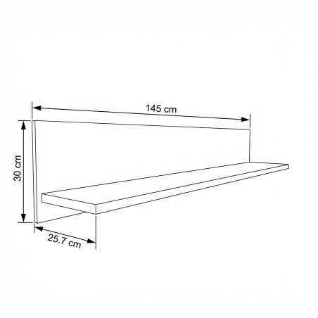 Polita Alpina Graphit Matt, Furniruita, 145 Cm-01