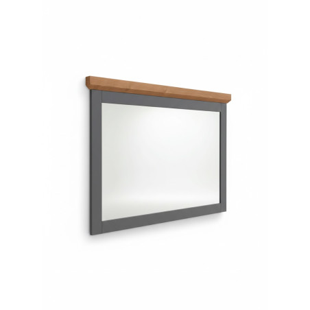 Rama Oglinda Alpina Graphit Matt, Vopsit Gri, Furniruit, 110 Cm-01