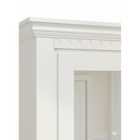 Dulap Cu 2 Usi Saint Tropez Alb, Vopsit 70 Cm-01
