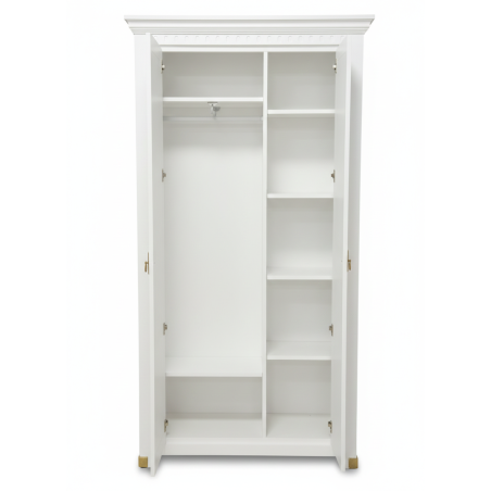 Dulap Cu 2 Usi Saint Tropez Alb, Vopsit 70 Cm-01