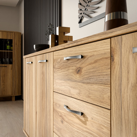 Bufet Cu 3 Usi Si 3 Sertare Forest, 219.5Cm-01