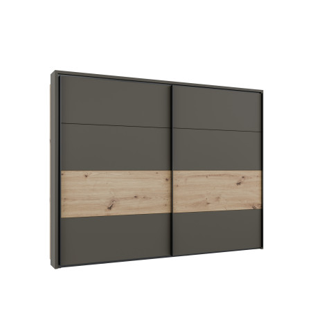 Dulap 2 Usi Culisante Tissint, Artisan Oak, 270 Cm-01