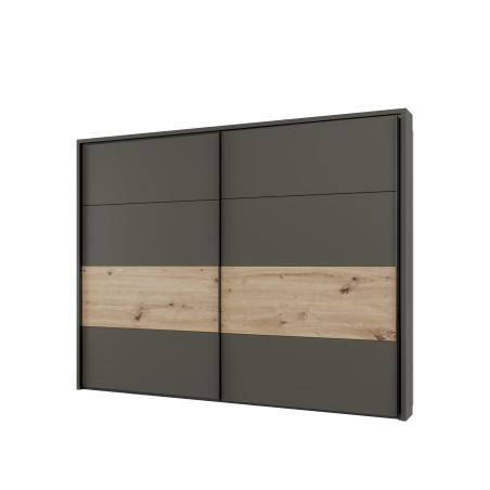 Dulap 2 Usi Culisante Tissint, Artisan Oak, 270 Cm-01