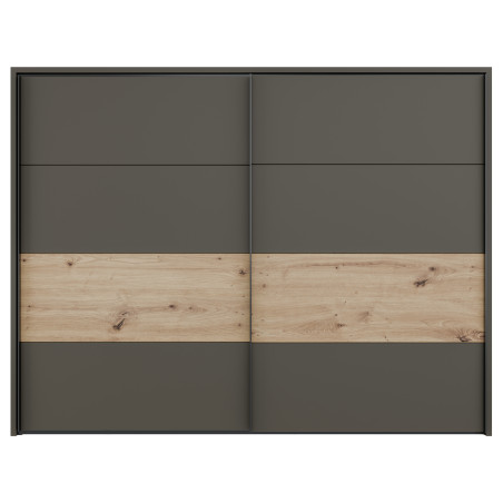 Dulap 2 Usi Culisante Tissint, Artisan Oak, 270 Cm-01